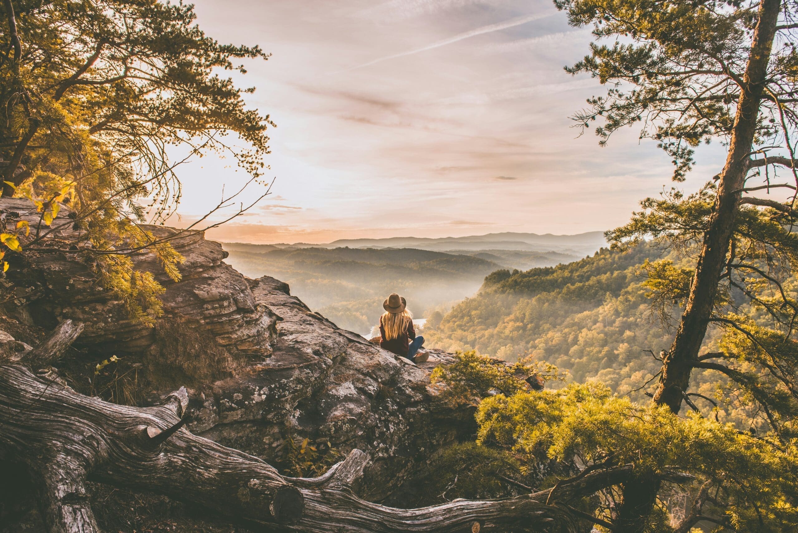 Girl in the wilderness